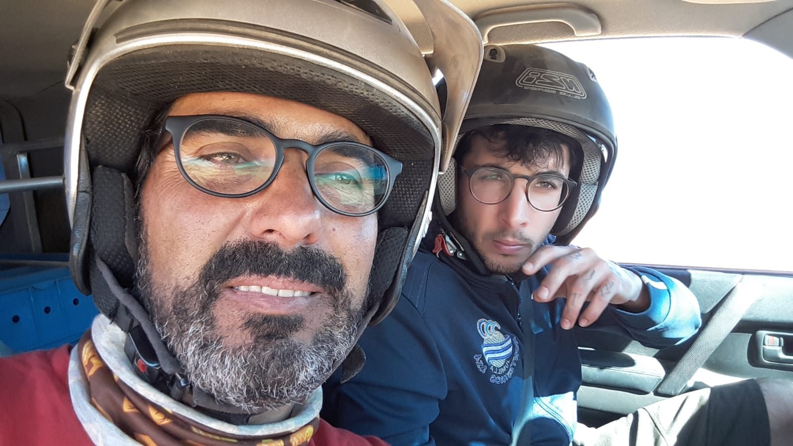 Tárraga padre e hijo disfrutaron de otra carrera en Marruecos