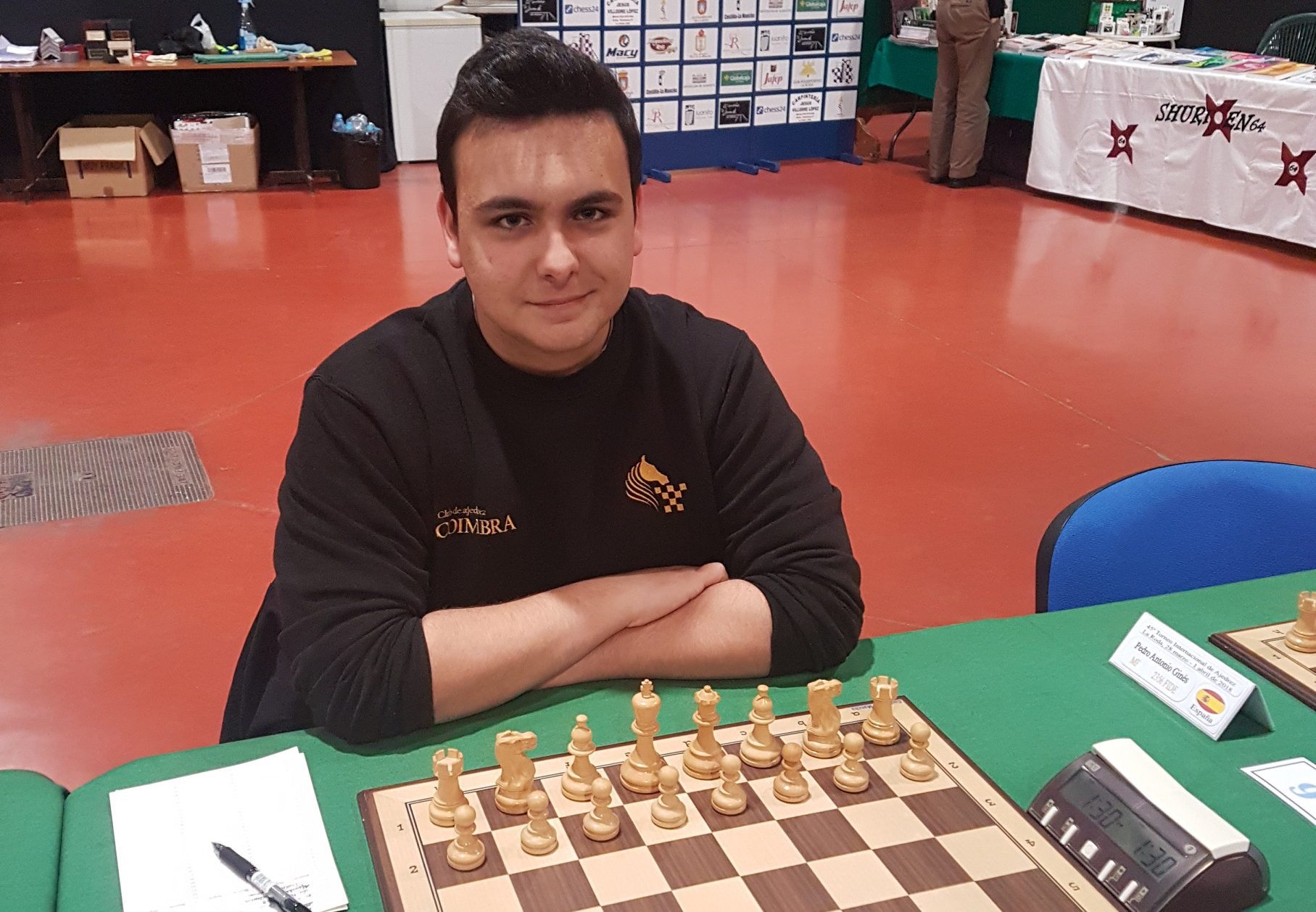 Alejandro Castellanos, segundo clasificado en el Campeonato online de la Federación de Ajedrez