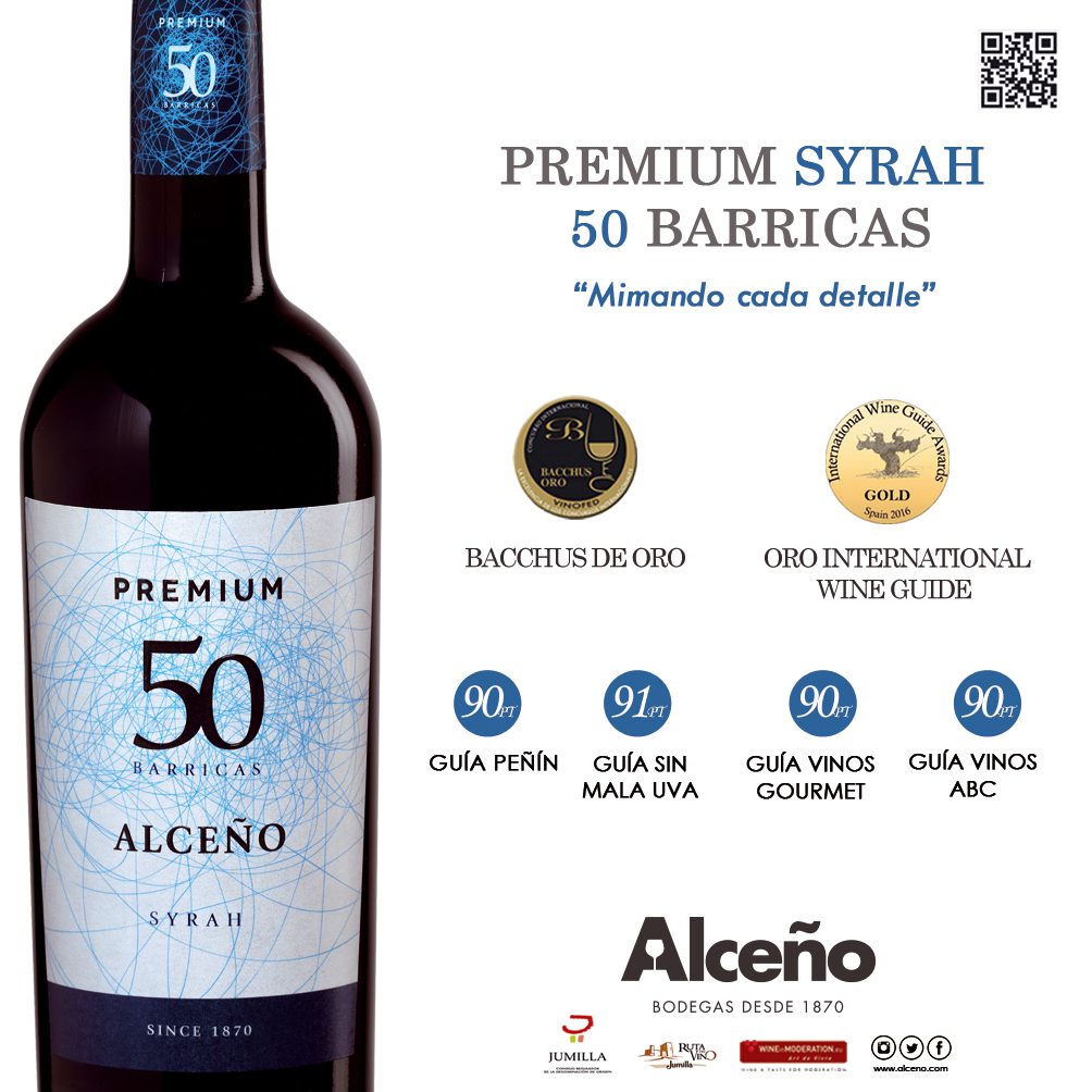 El vino Alceño Premium Syrah 50 se sitúa entre los mejores vinos del mundo según Vivino