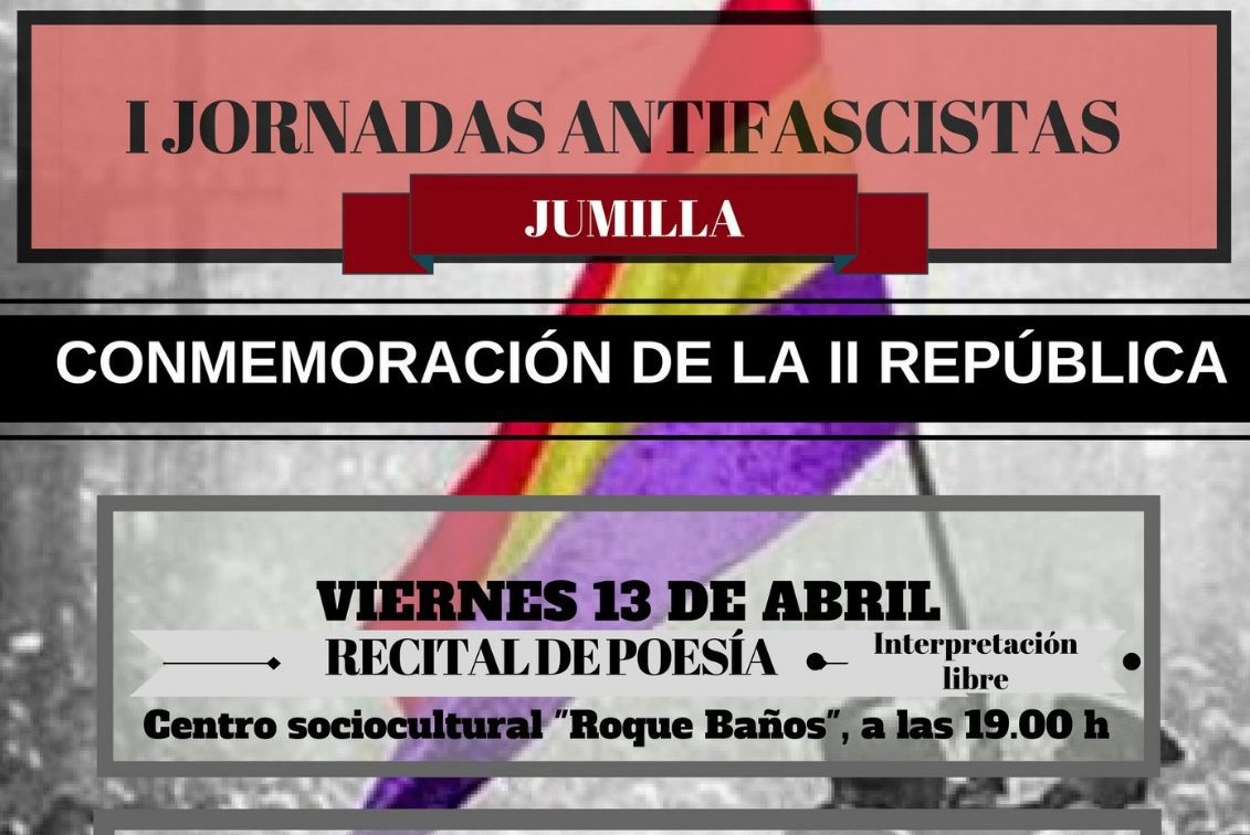 El colectivo Jumilla Actúa organiza las I Jornadas Antifascistas con actividades culturales y deportivas