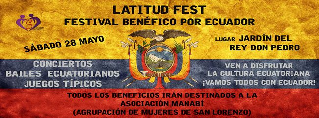 Latitud Fest, un festival para recaudar fondos a favor de Ecuador