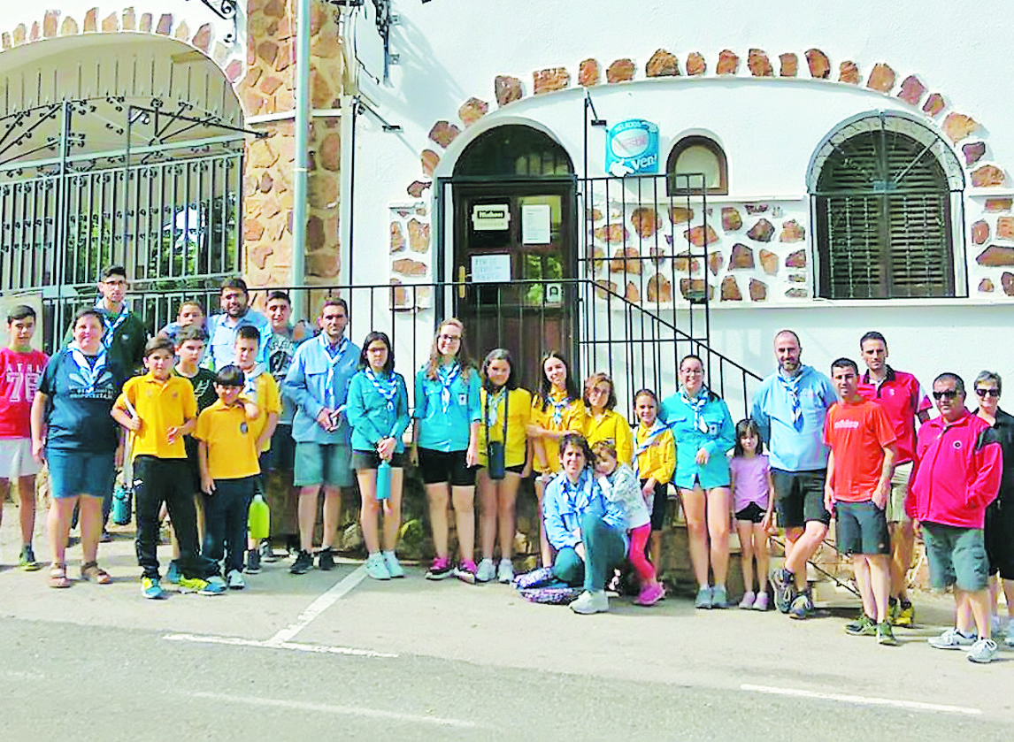 Los scouts de Jumilla disfrutaron de una convivencia en Peñascosa