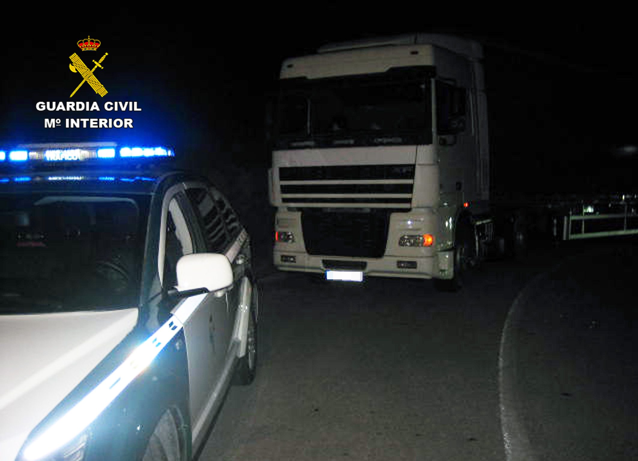 La Guardia Civil interceptó a un camionero en Jumilla que conducía bajo los efectos de drogas