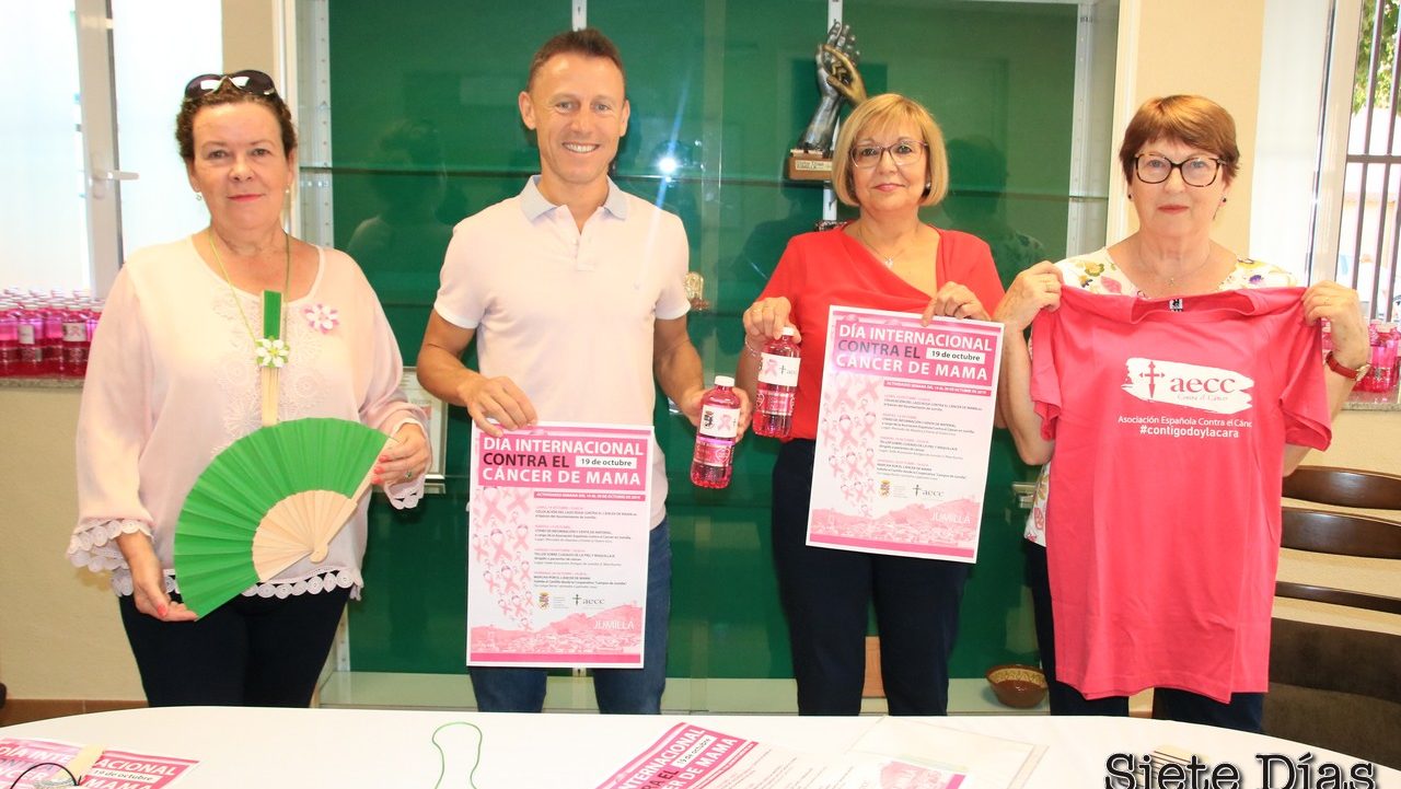 La junta local de la AECC programa actividades contra el cáncer de mama