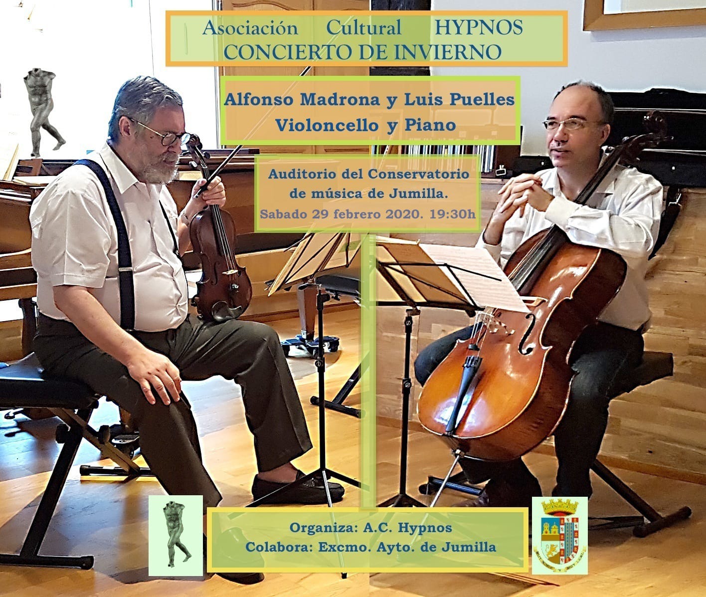 La Asociación Cultural Hypnos celebra este sábado el Concierto de Invierno