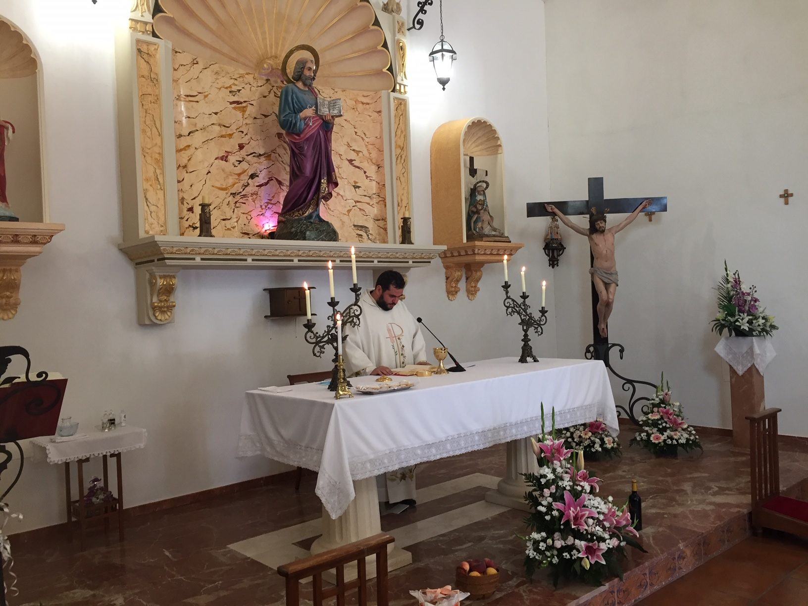 La pedanía de las Encebras celebró una misa en honor a su patrón San Pedro