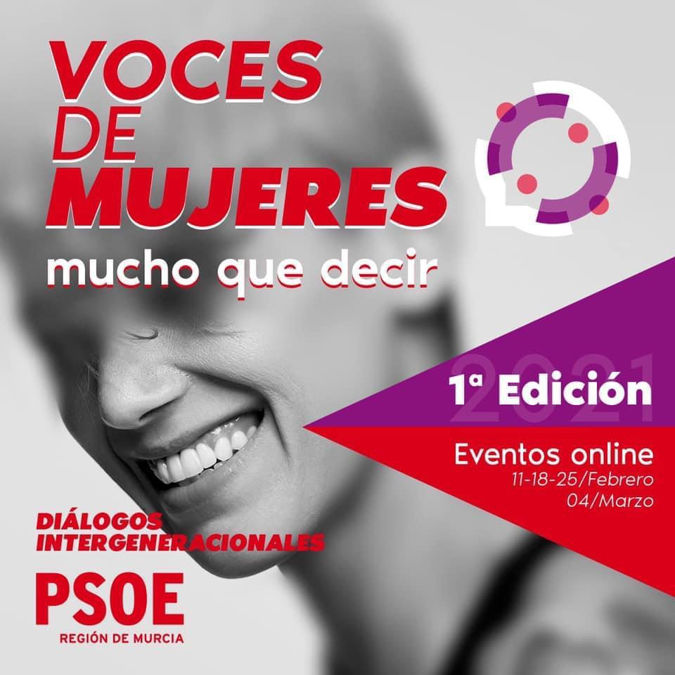 PSRM-PSOE organiza un ciclo de diálogos de mujeres sobre salud, economía y cultura