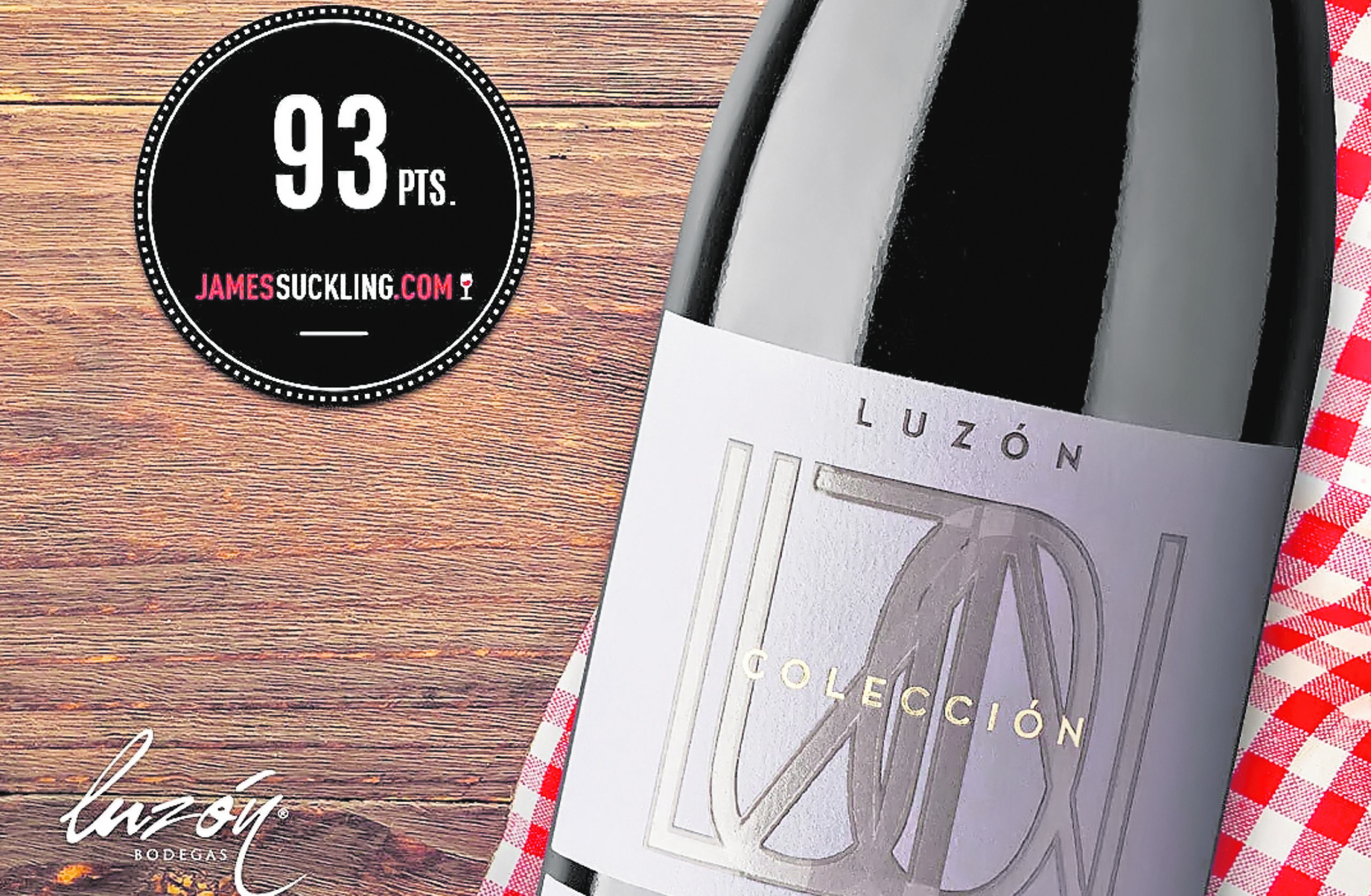 Suckling valora con 93 puntos al vino Luzón Colección Monastrell