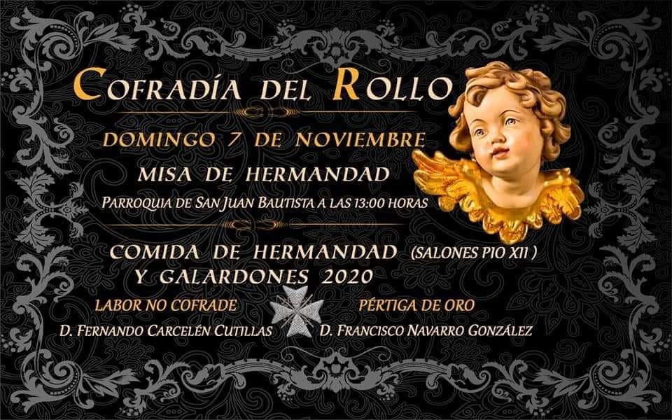 El Rollo entrega la Pértiga de Oro 2020 al cofrade Francisco Navarro González