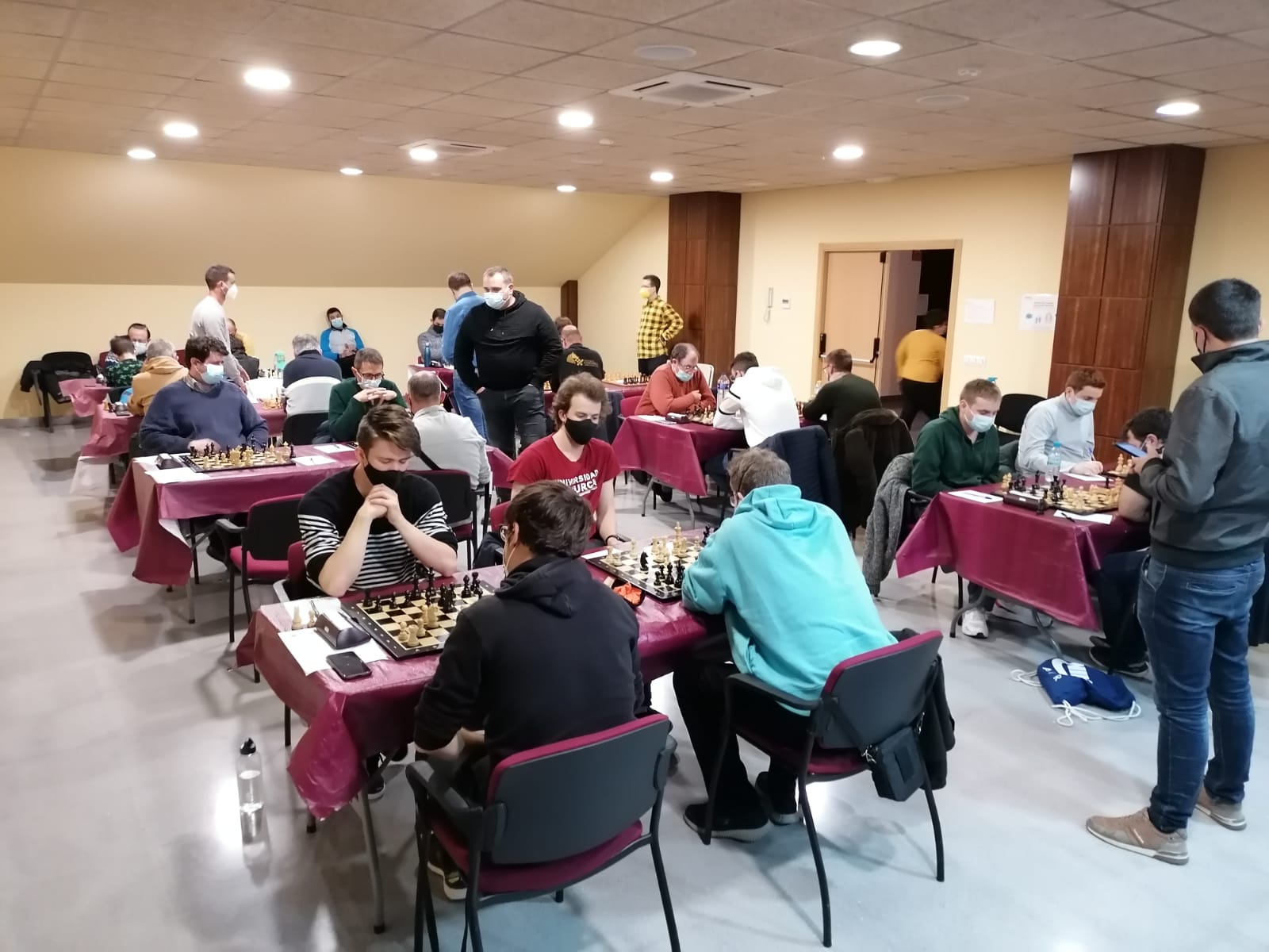 El Campeonato Regional de Ajedrez por equipos celebra su 5ª ronda