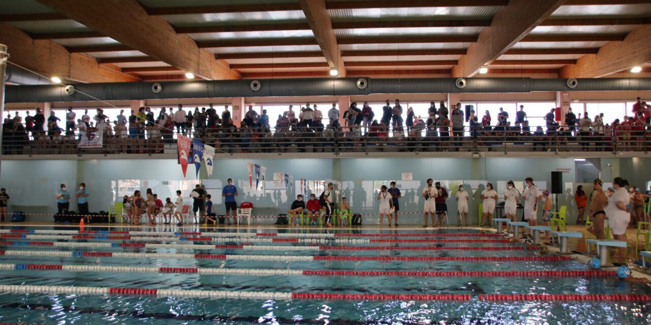 Cerca de 250 ‘pequeños’ nadadores se dan cita en Jumilla en una prueba de la Liga Regional