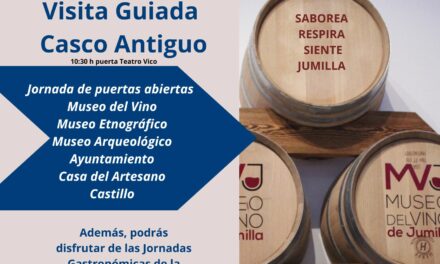 Jumilla celebra el Día Mundial del Enoturismo con puertas abiertas a espacios culturales y visita guiada al Casco Antiguo