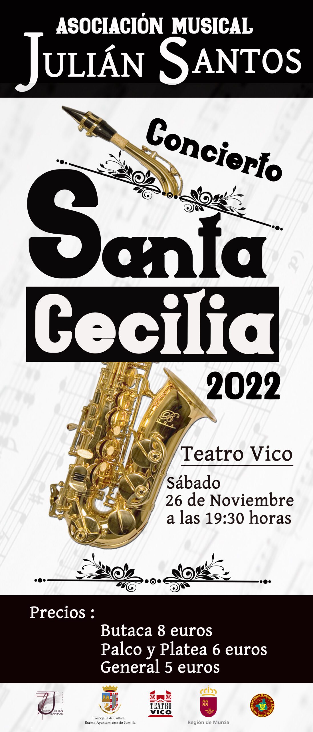 La Asociación Musical Julián Santos celebra a Santa Cecilia con un concierto de “Paisajes sonoros”