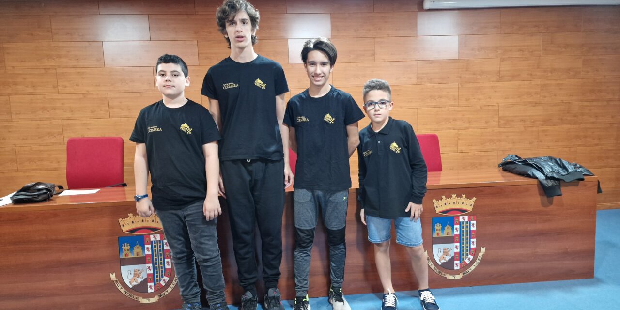 El AD. Coimbra Jumilla “B” y “C” y la Escuela, ganan en la 4ª ronda del Campeonato Regional por equipos