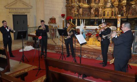 Jumilla Brass Quintet vuelve a la iglesia de Santiago con un concierto de Navidad