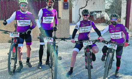 Cuatro “guerreros” del Iberos Bike se enfrentan al ‘Buite CxM’, a sus 50 kilómetros y 1450+