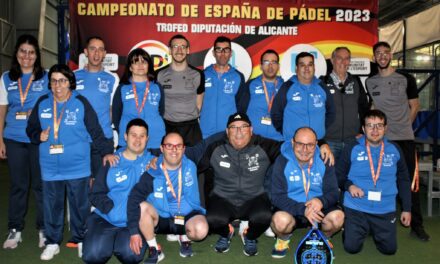 El Club Deportivo Aspajunide se trae varias medallas del Campeonato de España FEDDI de Pádel