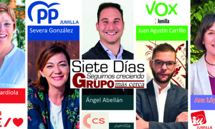 Cinco candidaturas se presentan para el 28M al Ayuntamiento de Jumilla