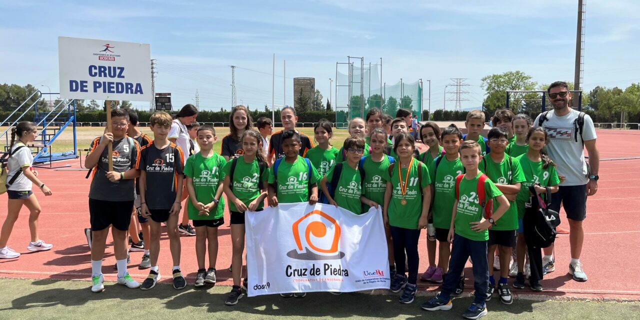 El colegio Cruz de Piedra participa en el XVII Campeonato de Atletismo de la Unión de Cooperativas