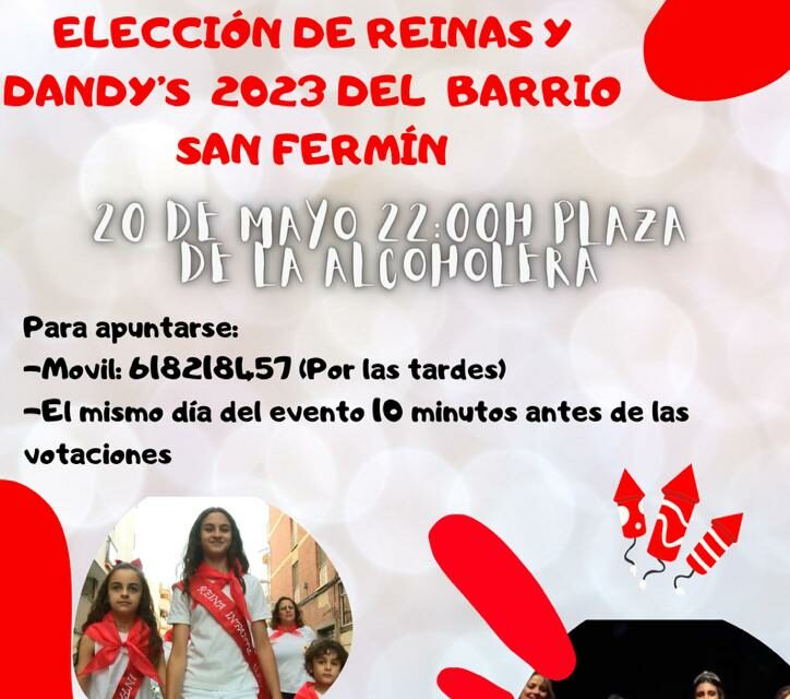 La Asociación de Vecinos de San Fermín elige el sábado a las reinas y dandys para sus fiestas