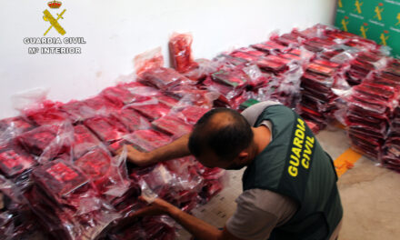 La Guardia Civil se incauta de 775 kilos de cocaína en Jumilla