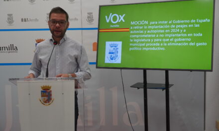 Vox pide al Gobierno de España que no se apliquen peajes en las autovías del país