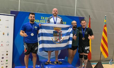 Eduardo Avilés y Alex Barrón se traen 7 medallas de los Juegos de Europa de Bomberos y Policías