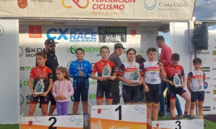 Cinco integrantes de la Escuela Ciclista de Jumilla compiten en el séptimo Ciclocross Villa de Ceutí