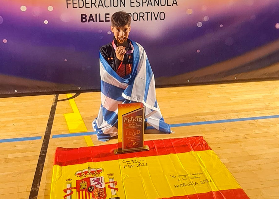 Íker Martínez, campeón de Europa de Fit Kid en categoría Boy A
