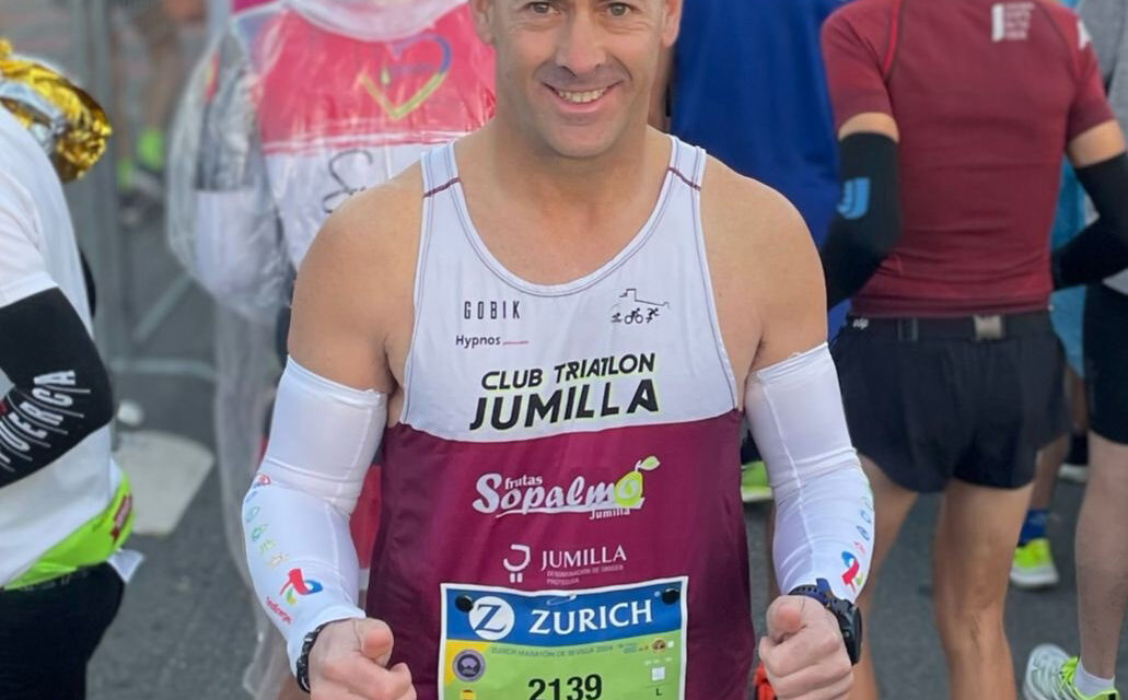 Fran Guirao logra su mejor marca personal en el Maratón de Sevilla