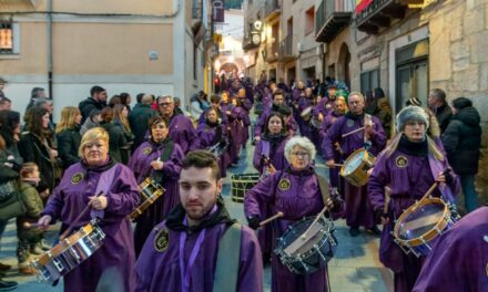 Un centenar de tambores jumillanos suenan en las Jornadas Nacionales de la Exaltación, en Andorra