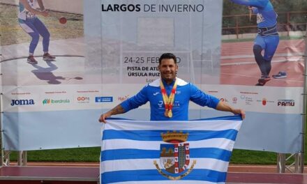 Barrón, oro y bronce en el Campeonato de España Máster de Lanzamientos Largos