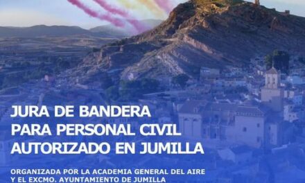 Doscientos civiles podrán jurar la bandera de España en Jumilla, el próximo 25 de mayo en el Paseo