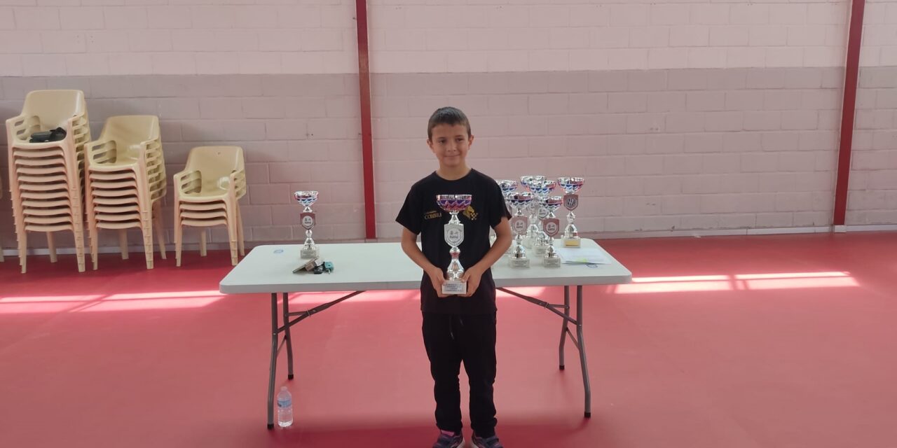 El jumillano Daniel Verdú se proclama campeón en la 5ª prueba del X Circuito Escolar de Ajedrez