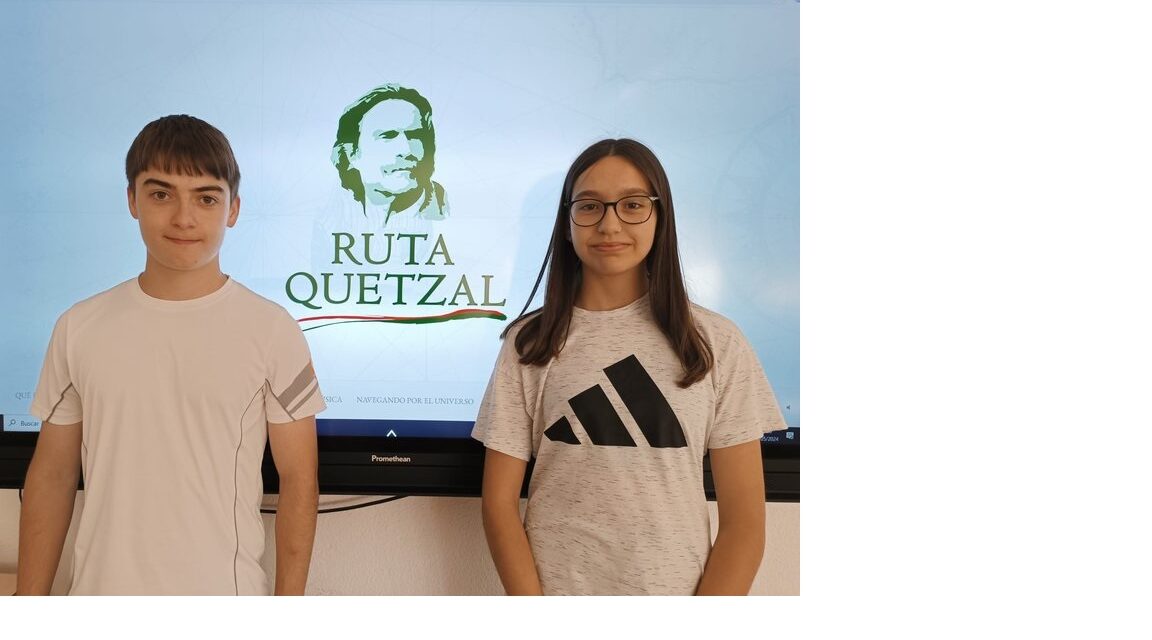 Mateo López e Irene Bernal harán la expedición de la Ruta Quetzal, un viaje de estudios y de aventura