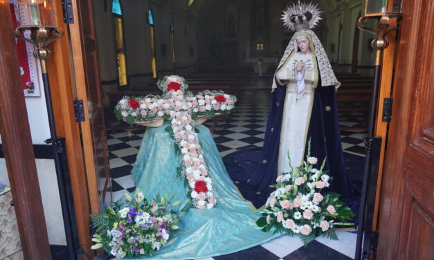 La Casa de San José acoge a la única Cruz de Mayo elaborada y expuesta en Jumilla