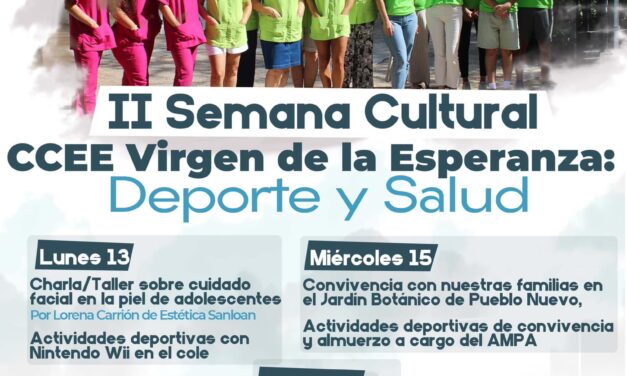 II Semana Cultural del Colegio Virgen de la Esperanza: Deporte y Salud