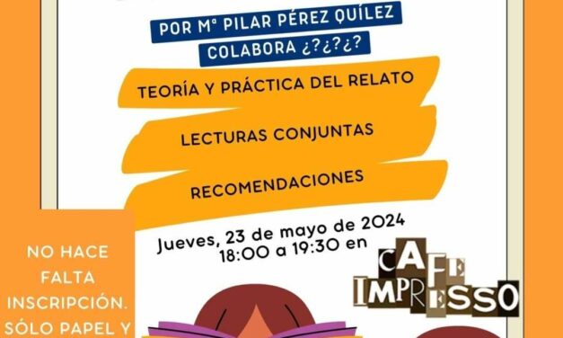 María Pilar Pérez Quílez pone en marcha mañana jueves un taller literario