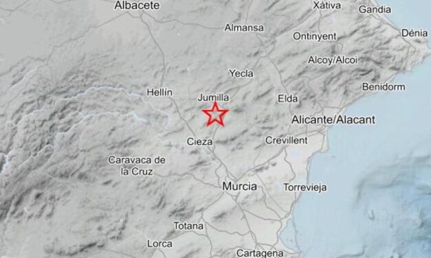 Jumilla registra esta mañana un terremoto de 2,8 grados de magnitud
