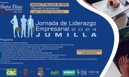 Siete Días organiza la I Jornada de Liderazgo Empresarial en Jumilla