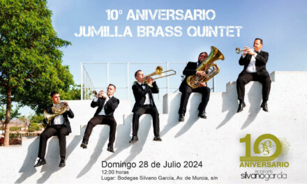 Jumilla Brass Quintet celebra su décimo aniversario con un concierto el domingo en Bodegas Silvano