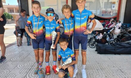 La Escuela de Ciclismo se trae dos segundos puestos de la octava prueba del Campeonato Regional