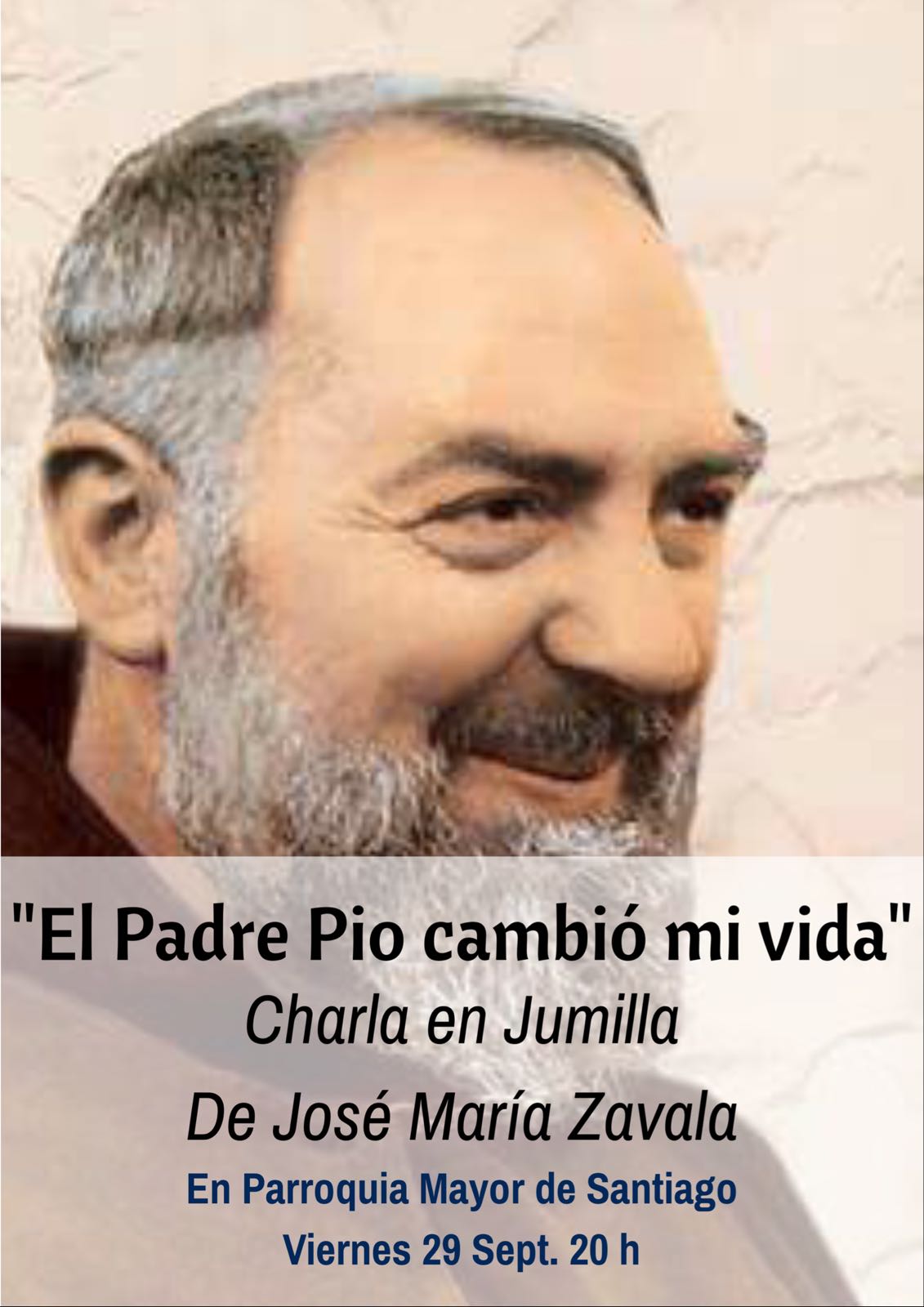El escritor y periodista José María Zavala ofrece una conferencia en Santiago sobre la figura del padre Pío