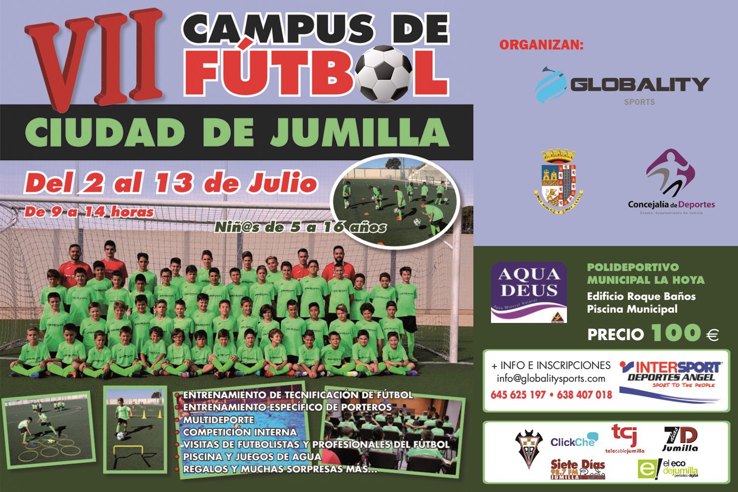 Aplazada la IX edición del Campus  de Fútbol Ciudad de Jumilla