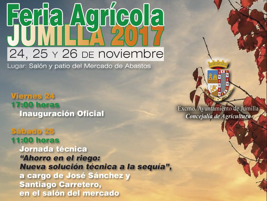 Jumilla reúne este fin de semana todas las novedades en la Feria Agrícola 2017