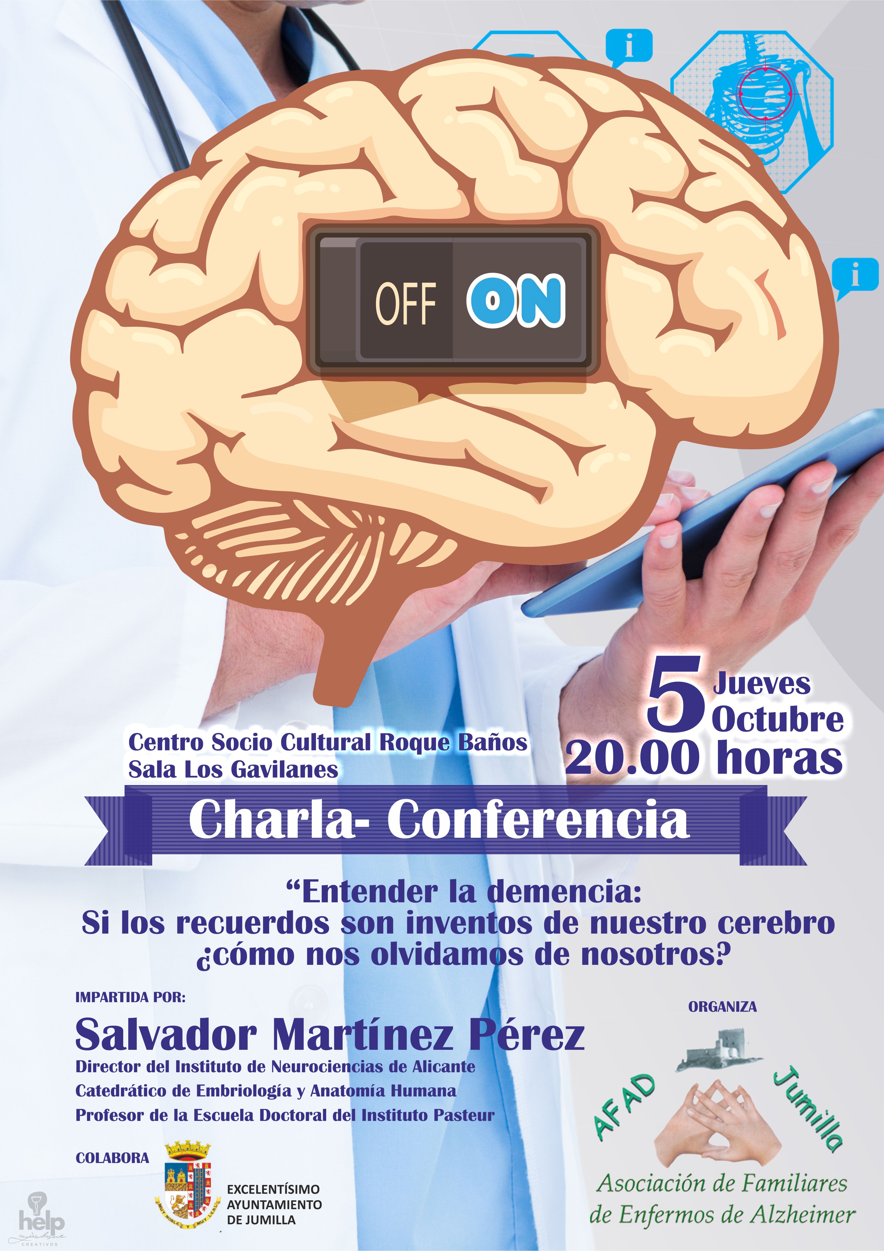 AFAD ofrecerá una charla este jueves para entender la demencia y el cerebro
