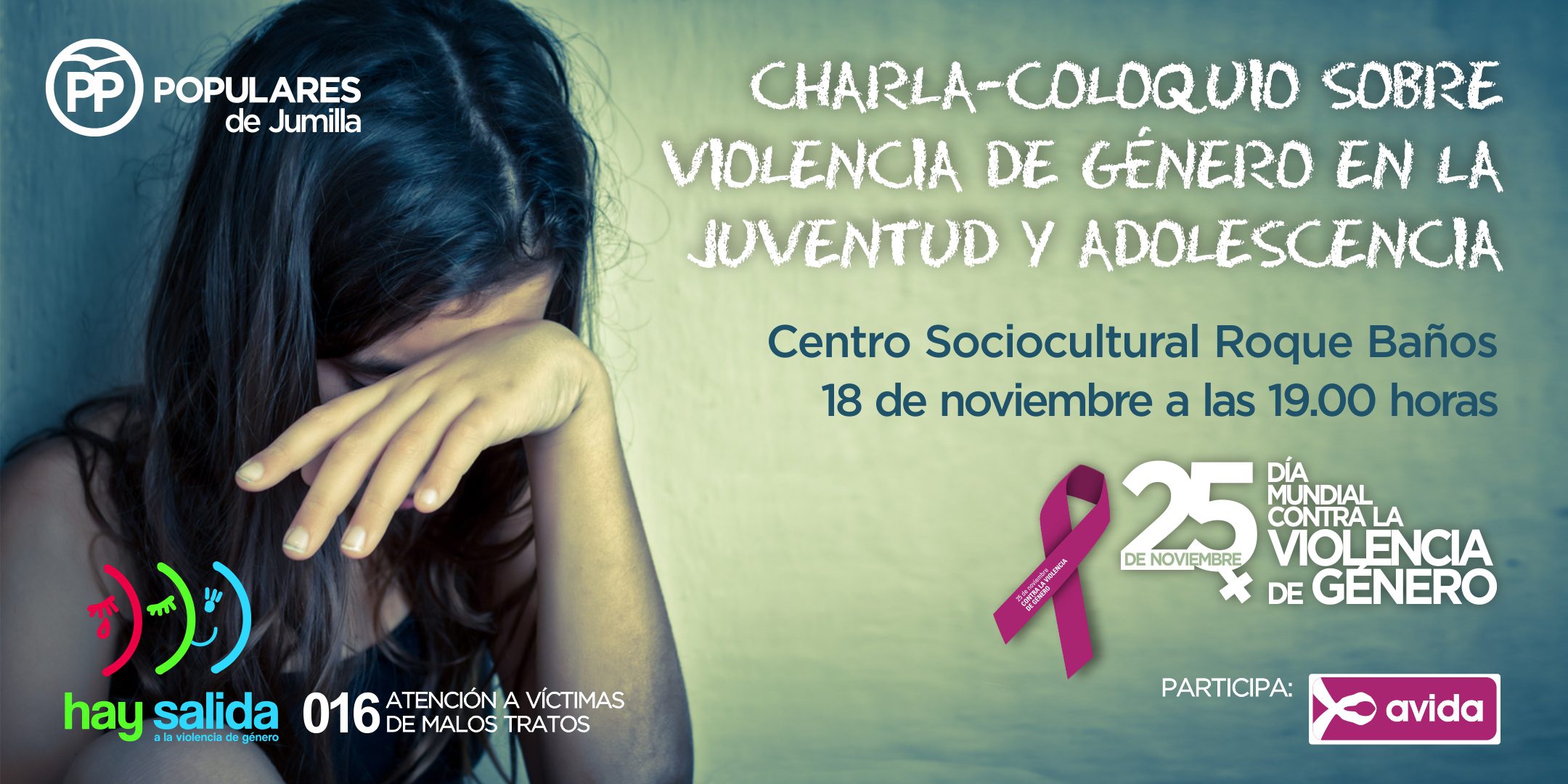 Mañana va a tener lugar una charla sobre violencia de género en la adolescencia