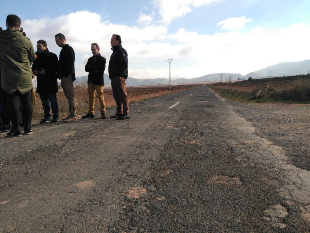 Ciudadanos pide explicaciones sobre las obras en la carretera de El Carche