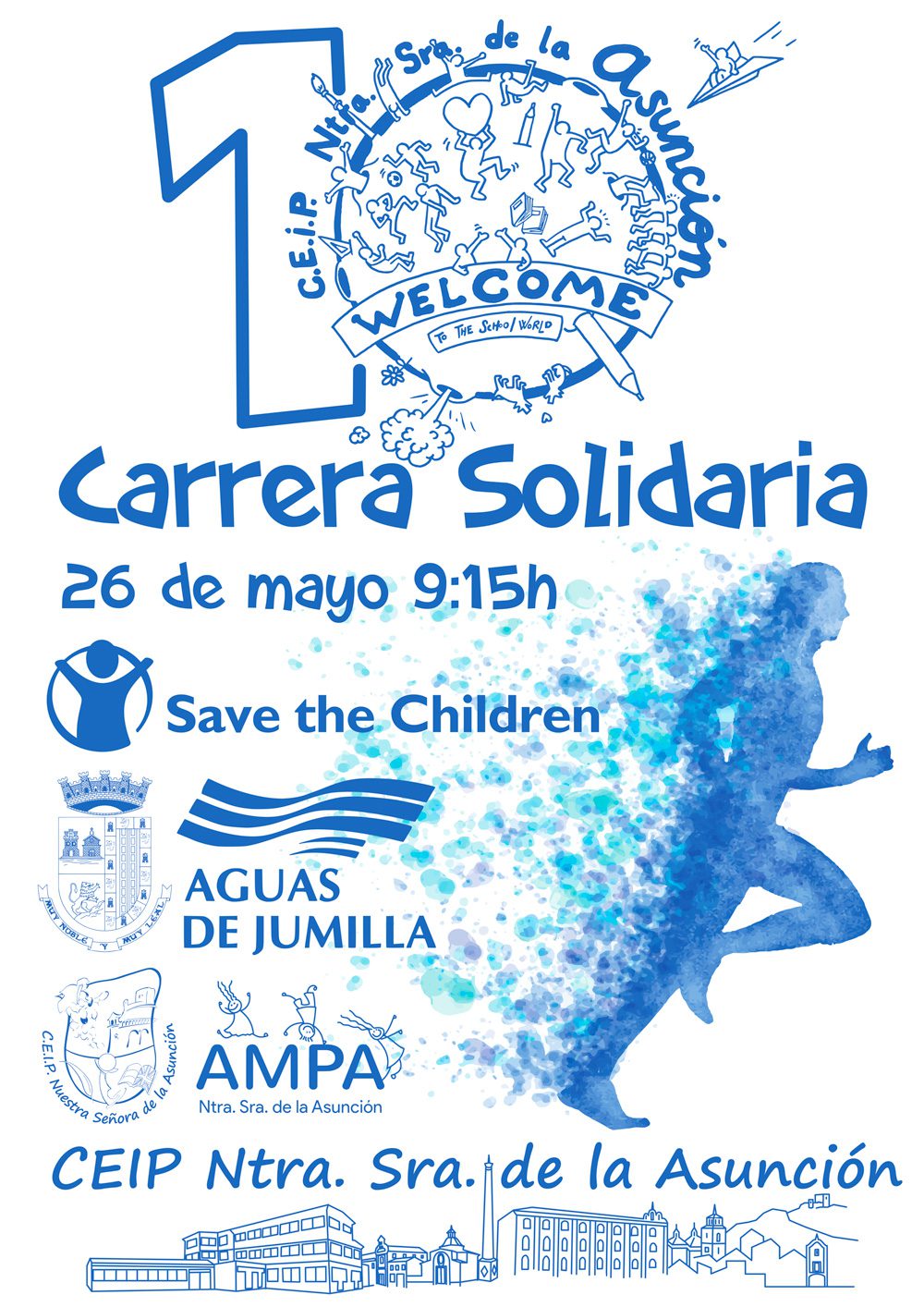 La 10ª Carrera Solidaria del CEIP La Asunción se celebrará este viernes
