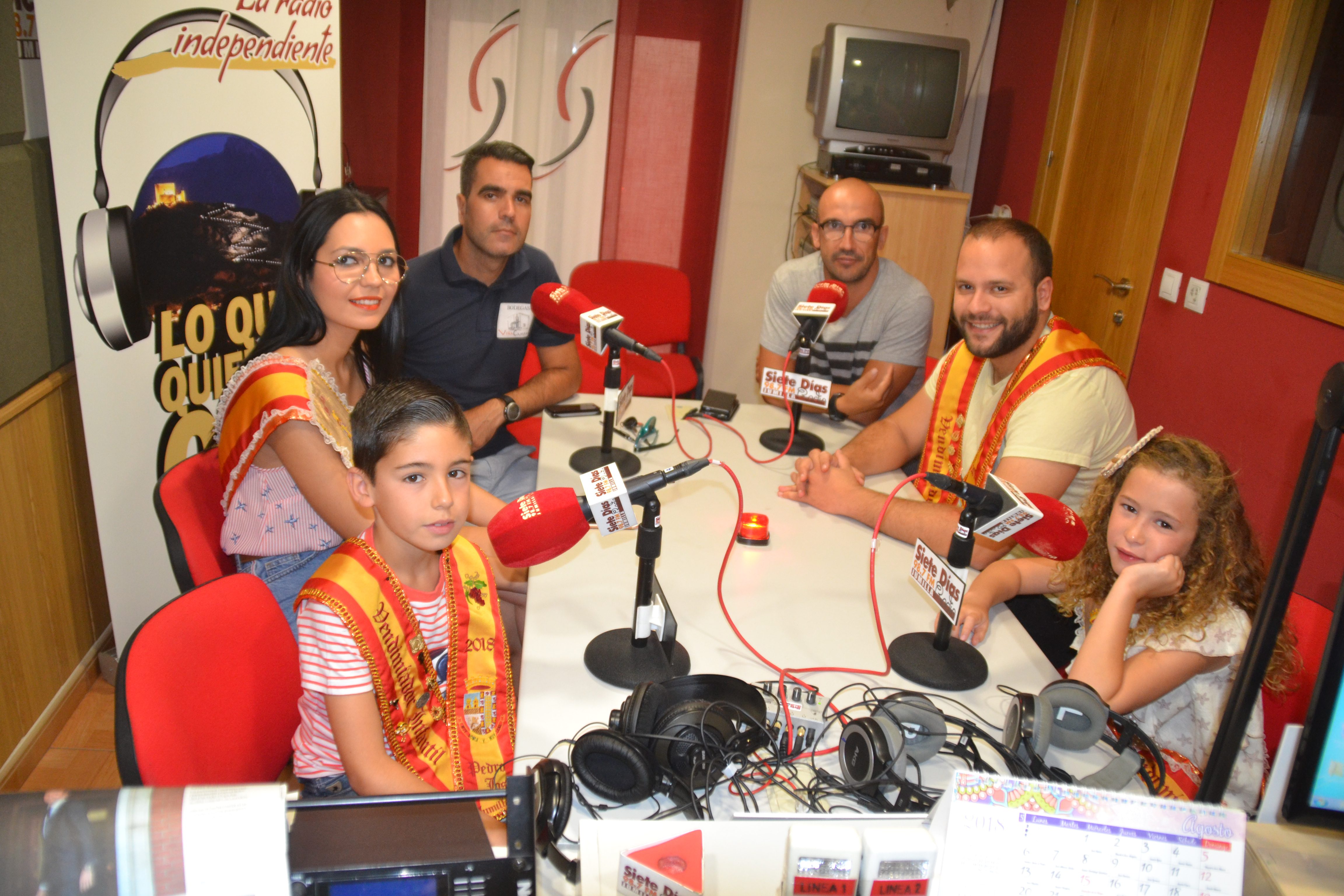 Programa especial de la Federación de Peñas en Siete Días Radio